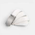 Men's Formal Leather Belt Silver Automatic Buckle | Cronvex | Beltary