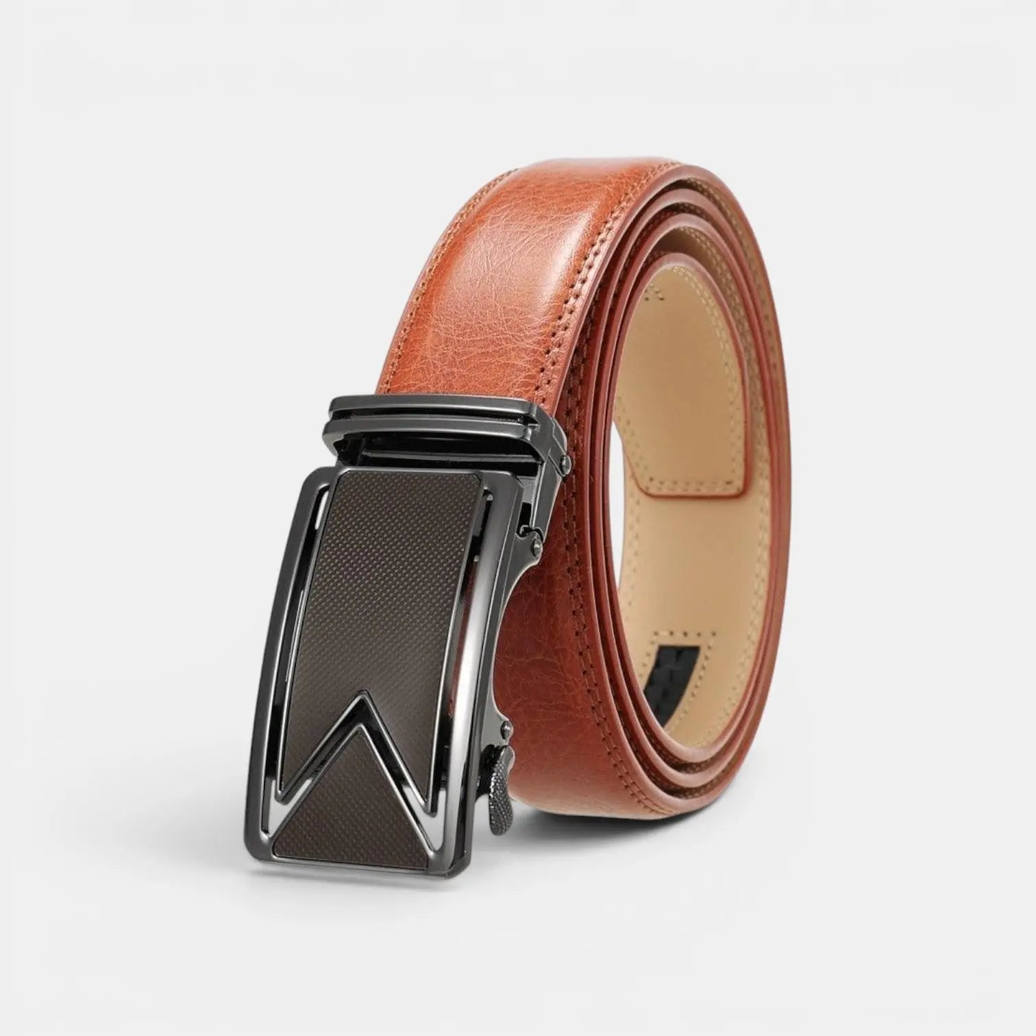Men's Formal Leather Belt with Automatic Buckle | Dricav | Beltary