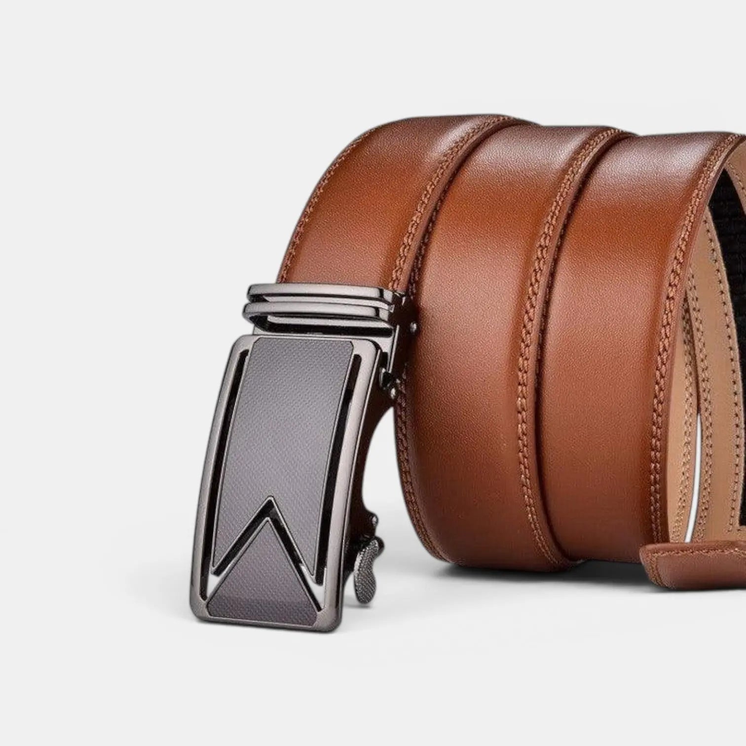 Men's Formal Leather Belt with Automatic Buckle | Dricav | Beltary