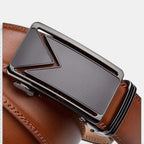 Men's Formal Leather Belt with Automatic Buckle | Dricav | Beltary