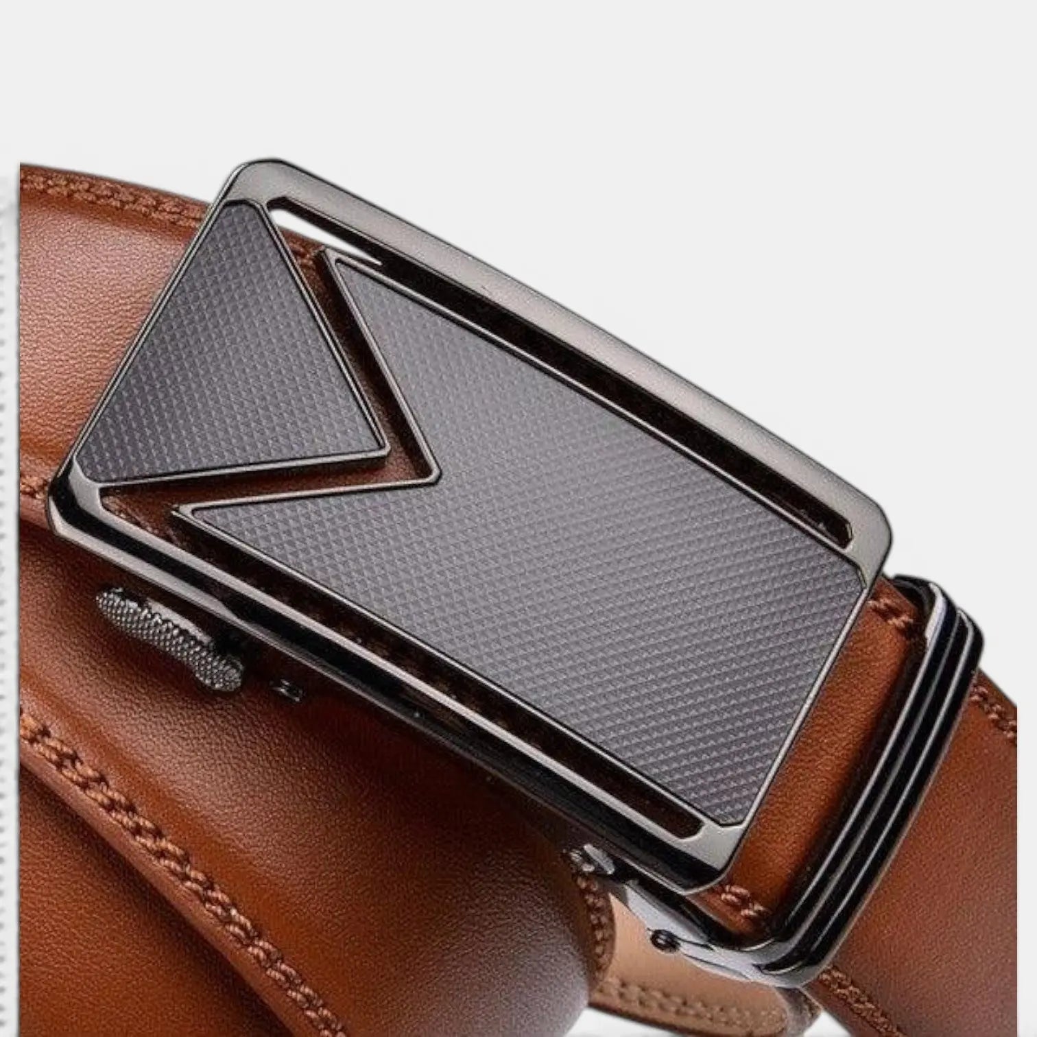 Men's Formal Leather Belt with Automatic Buckle | Dricav | Beltary