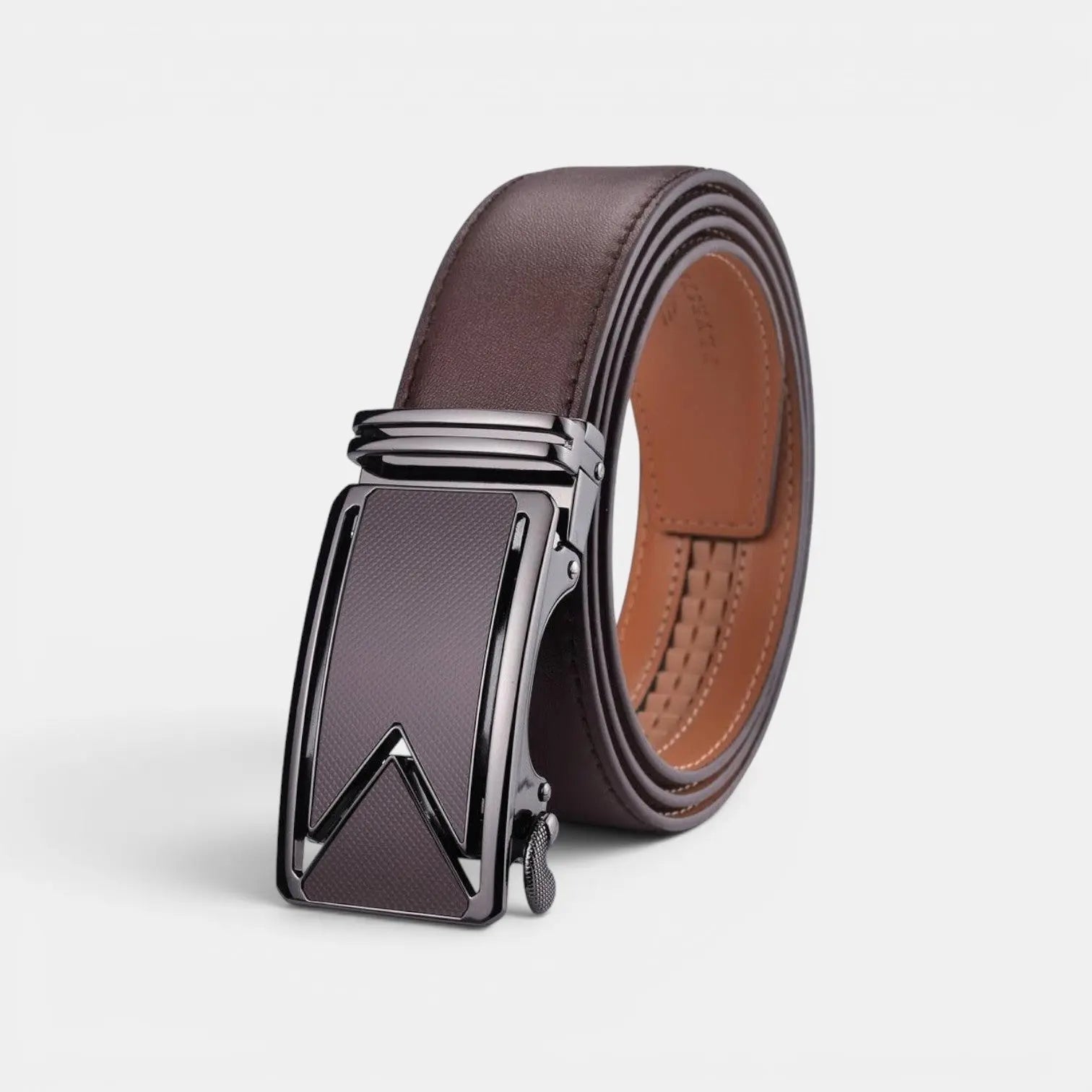 Men's Formal Leather Belt with Automatic Buckle | Dricav | Beltary