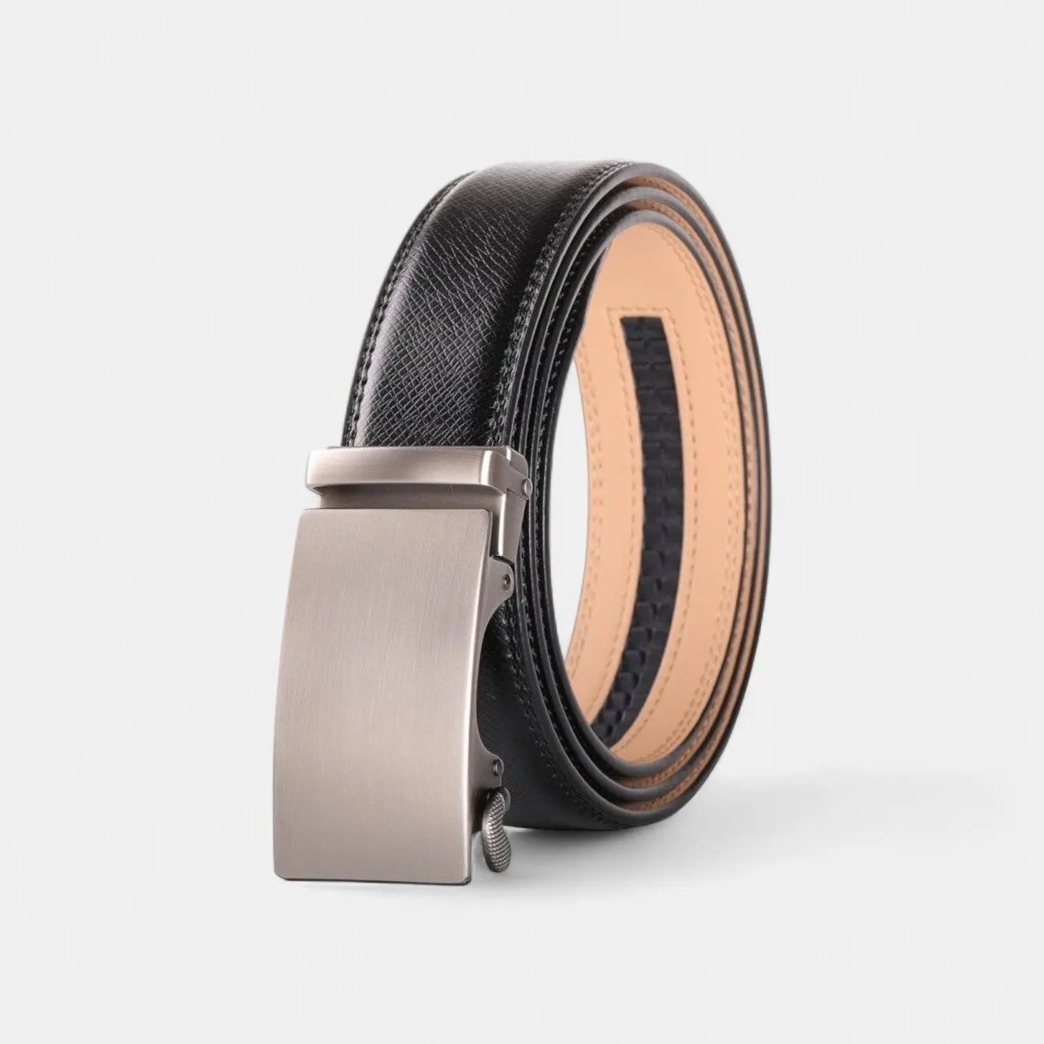 Men's Formal Leather Belt with Automatic Buckle for Suits | Cortav | Beltary