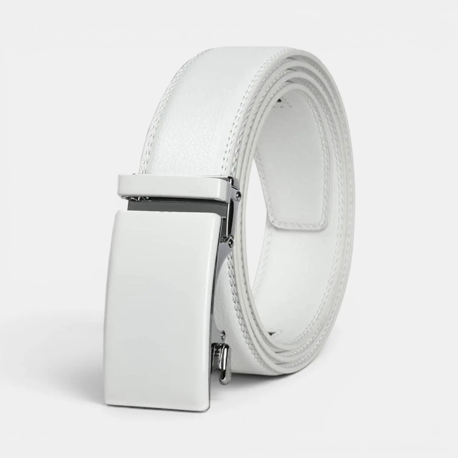 Men's Formal Smooth Leather Belt with Automatic Buckle | Birvox | Beltary
