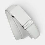 Men's Formal Smooth Leather Belt with Automatic Buckle | Birvox | Beltary