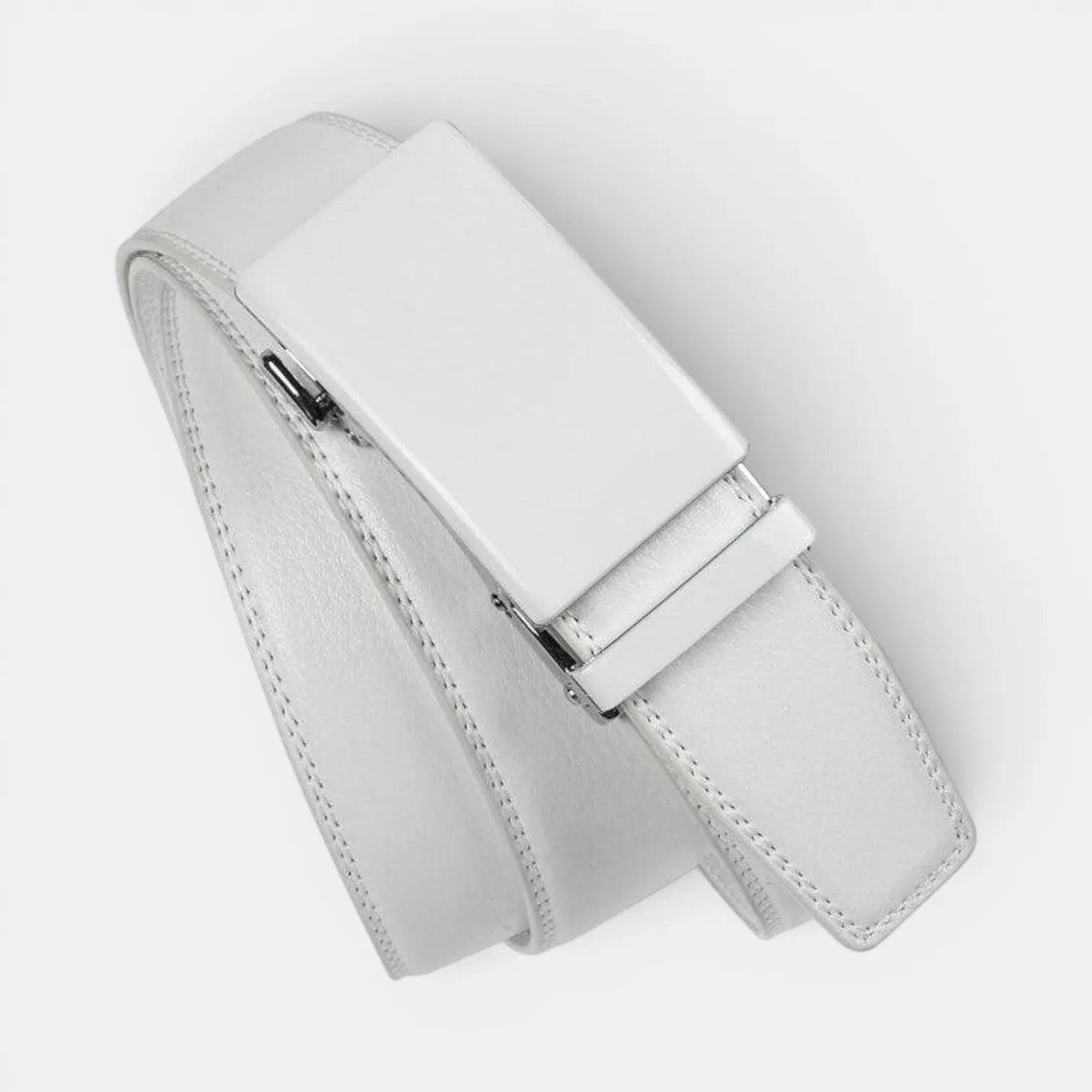 Men's Formal Smooth Leather Belt with Automatic Buckle | Birvox | Beltary