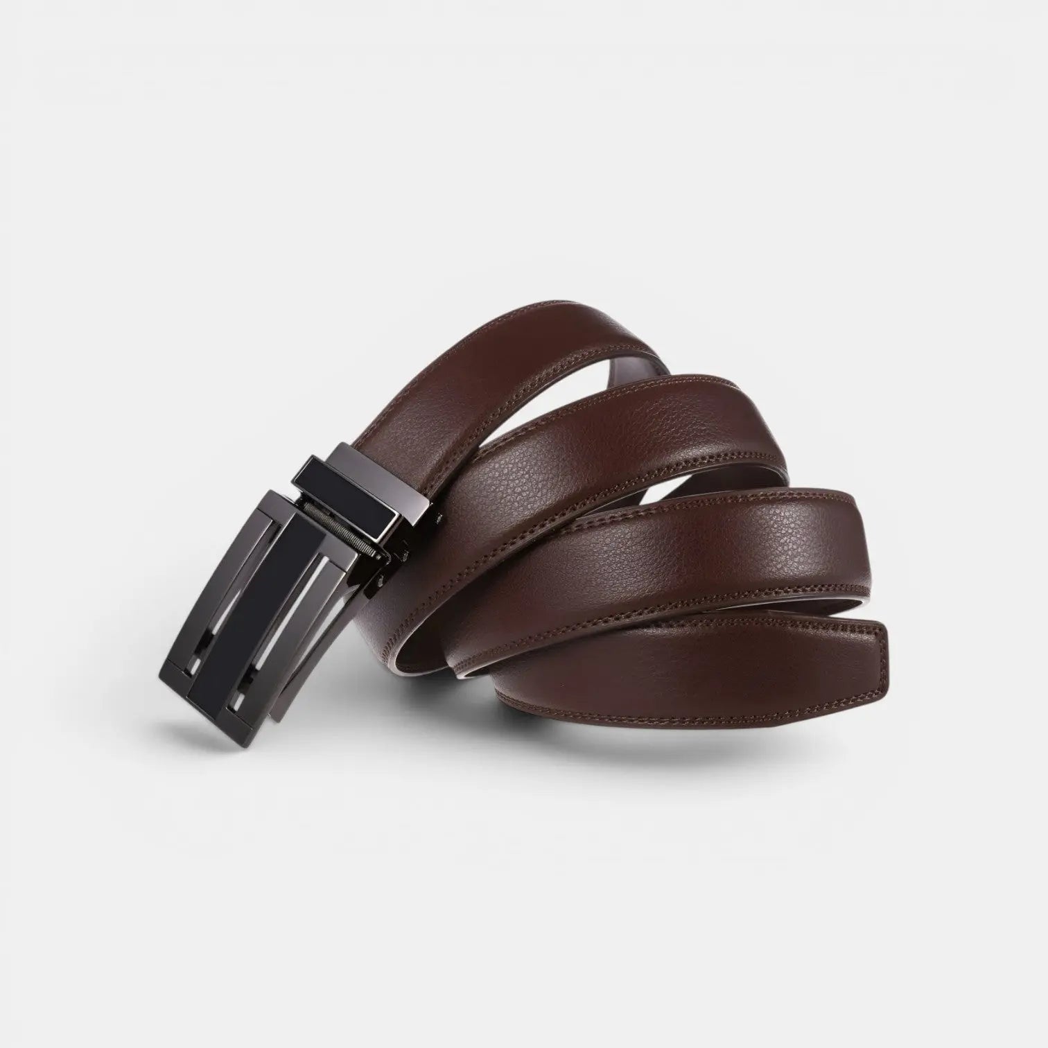 Men's Formal Smooth Leather Belt with Automatic Buckle | Colvax | Beltary