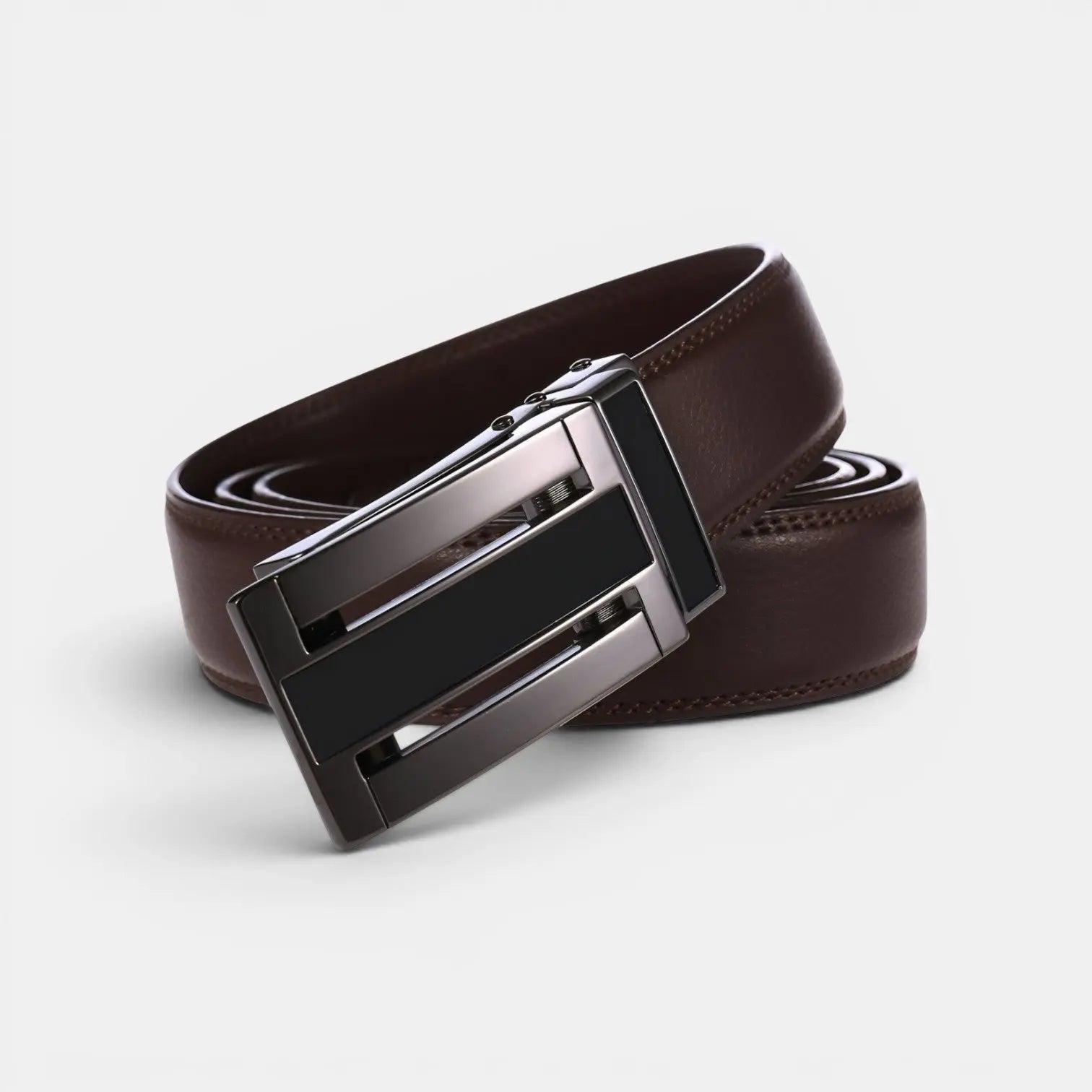 Men's Formal Smooth Leather Belt with Automatic Buckle | Colvax | Beltary