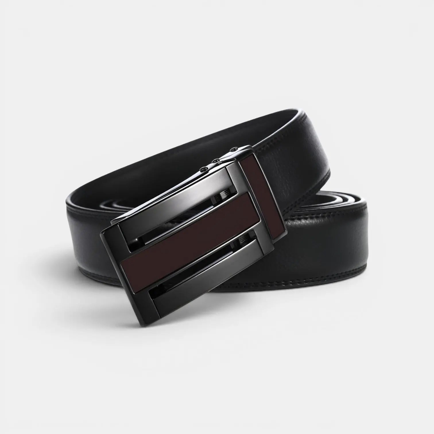 Men's Formal Smooth Leather Belt with Automatic Buckle | Colvax | Beltary