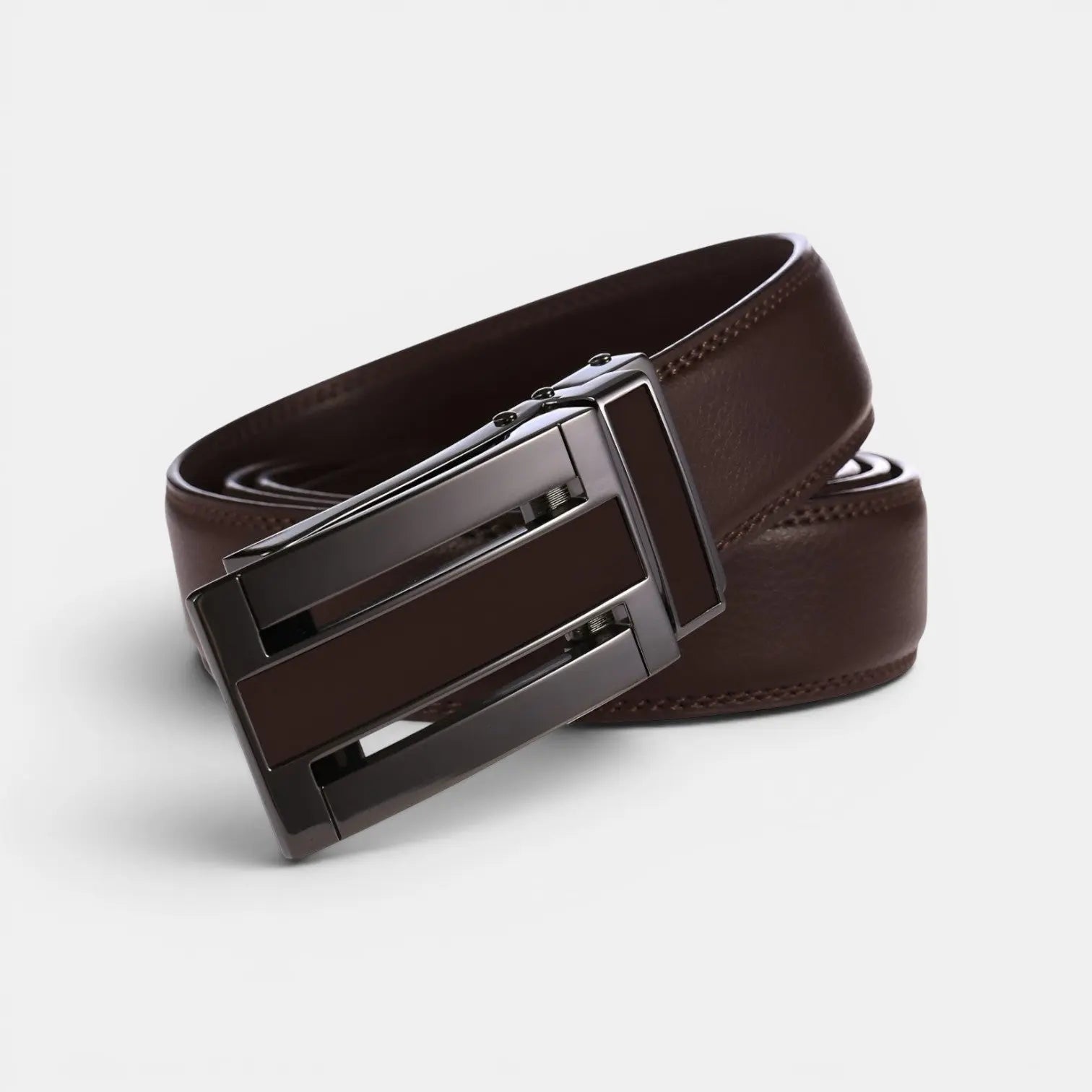 Men's Formal Smooth Leather Belt with Automatic Buckle | Colvax | Beltary