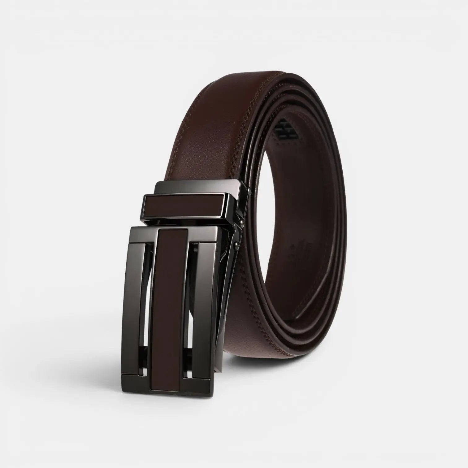 Men's Formal Smooth Leather Belt with Automatic Buckle | Colvax | Beltary