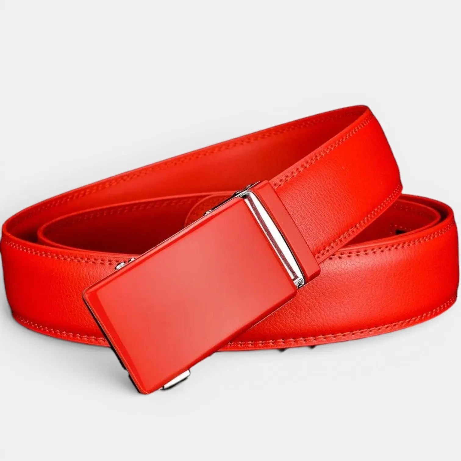 Men's Formal Smooth Leather Belt with Automatic Buckle | Troval | Beltary