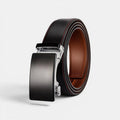 Men's Formal Smooth Leather Belt with Automatic Buckle | Troval | Beltary