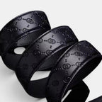 Men's Formal Textured Leather Belt Automatic Buckle | Golvax | Beltary
