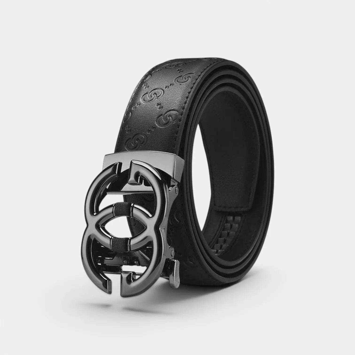Men's Formal Textured Leather Belt Automatic Buckle | Golvax | Beltary