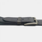 Men's Full Grain Aged Leather Belt Pin Buckle | Narvec | Beltary