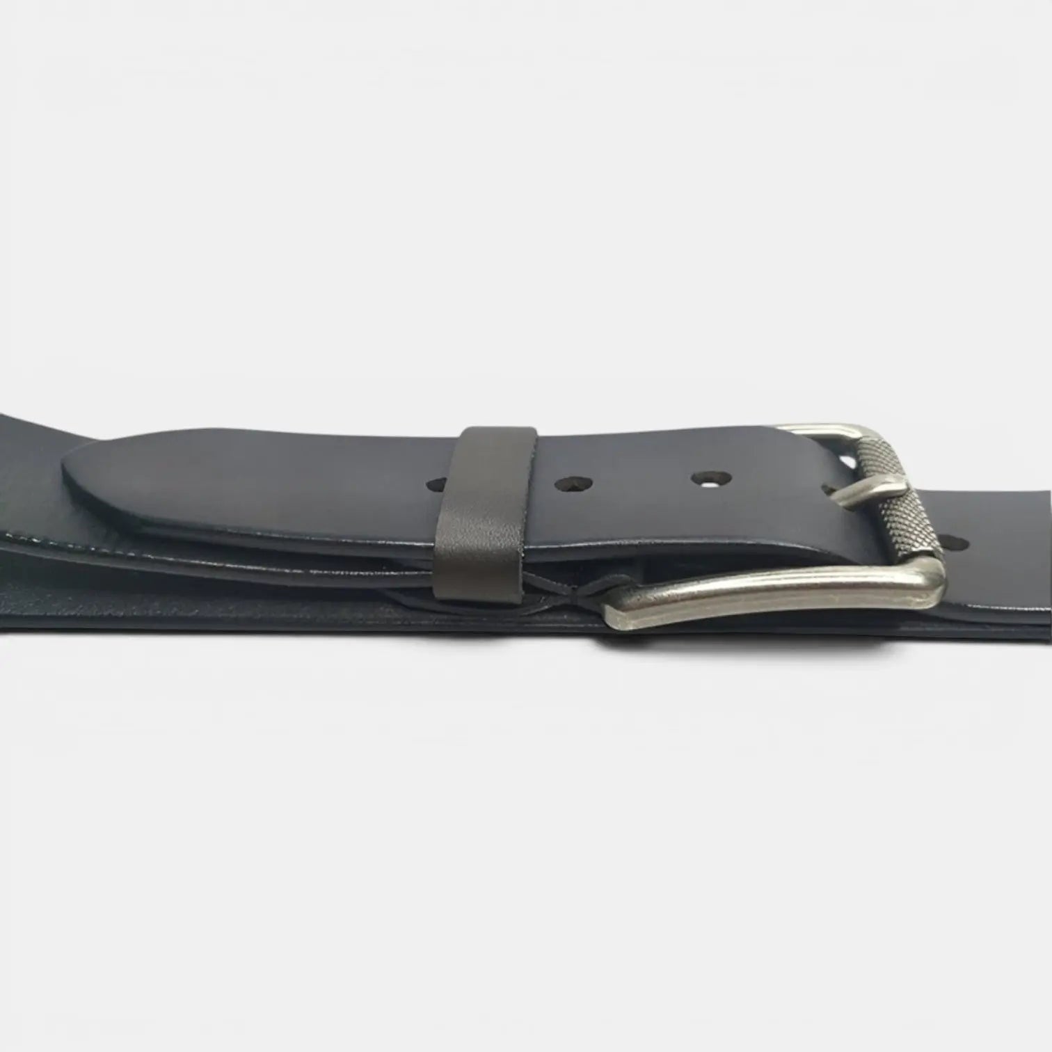 Men's Full Grain Aged Leather Belt Pin Buckle | Narvec | Beltary