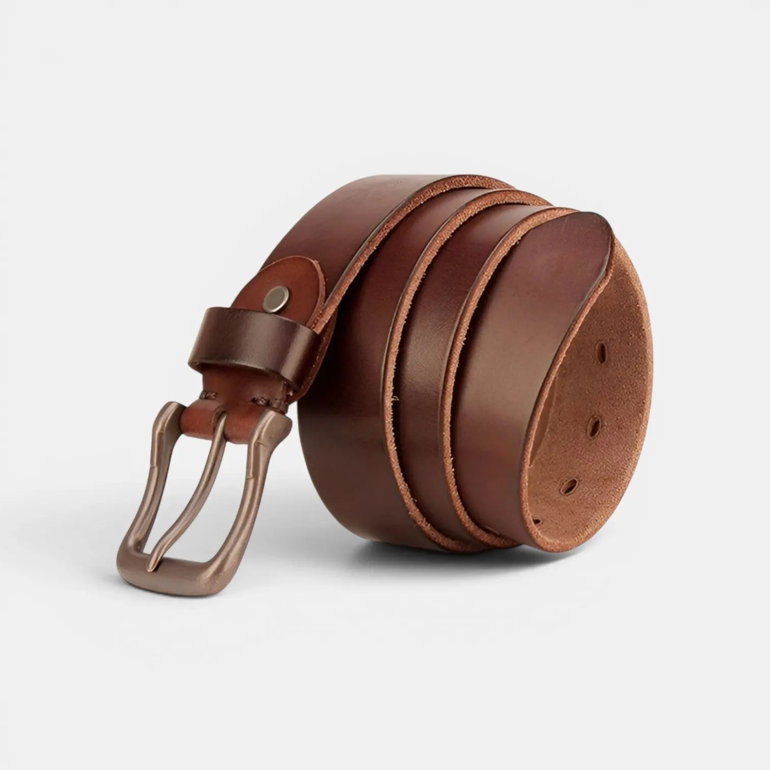 Men's Full Grain Leather Belt Casual Pin Buckle | Calvex | Beltary