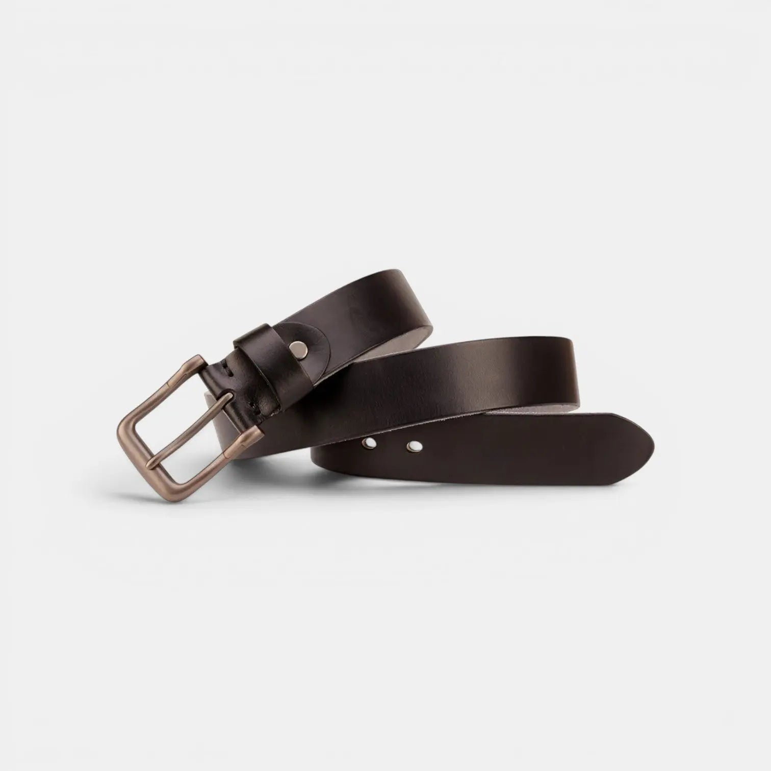 Men's Full Grain Leather Belt Casual Pin Buckle | Calvex | Beltary