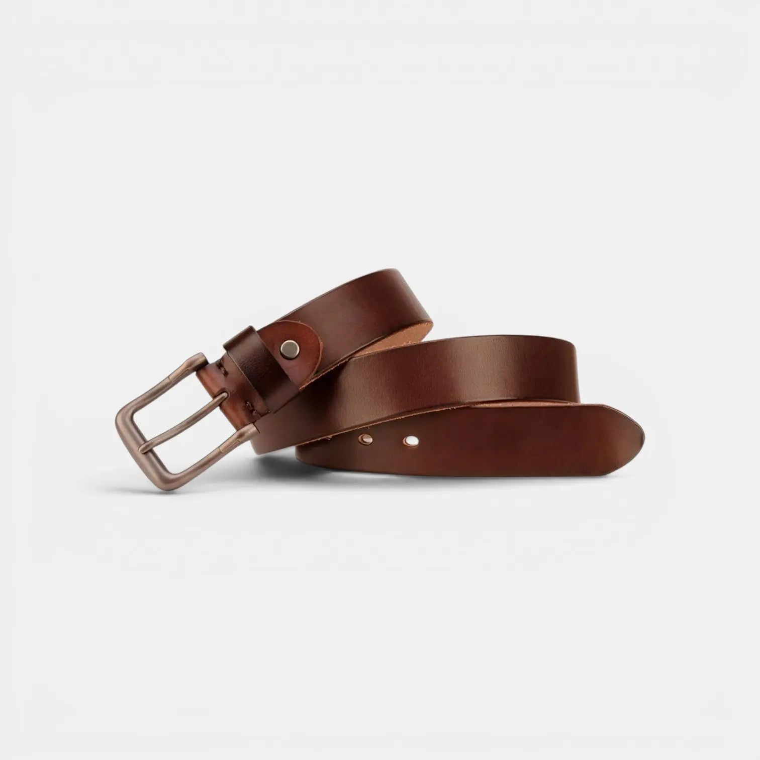 Men's Full Grain Leather Belt Casual Pin Buckle | Calvex | Beltary
