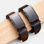 Men's Full Grain Leather Belt with Automatic Buckle | Vantrel | Beltary