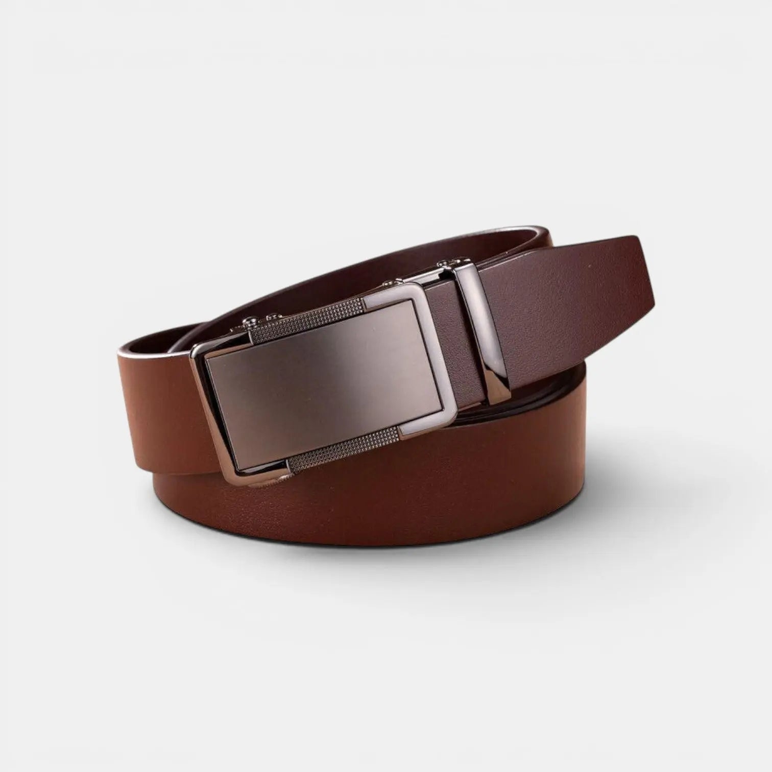 Men's Full Grain Leather Belt with Automatic Buckle | Vantrel | Beltary