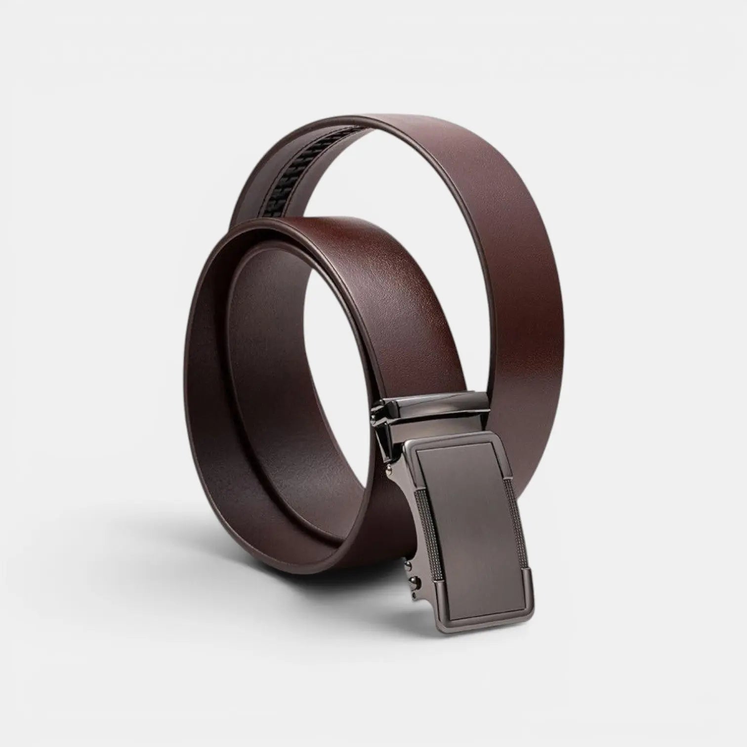 Men's Full Grain Leather Belt with Automatic Buckle | Vantrel | Beltary