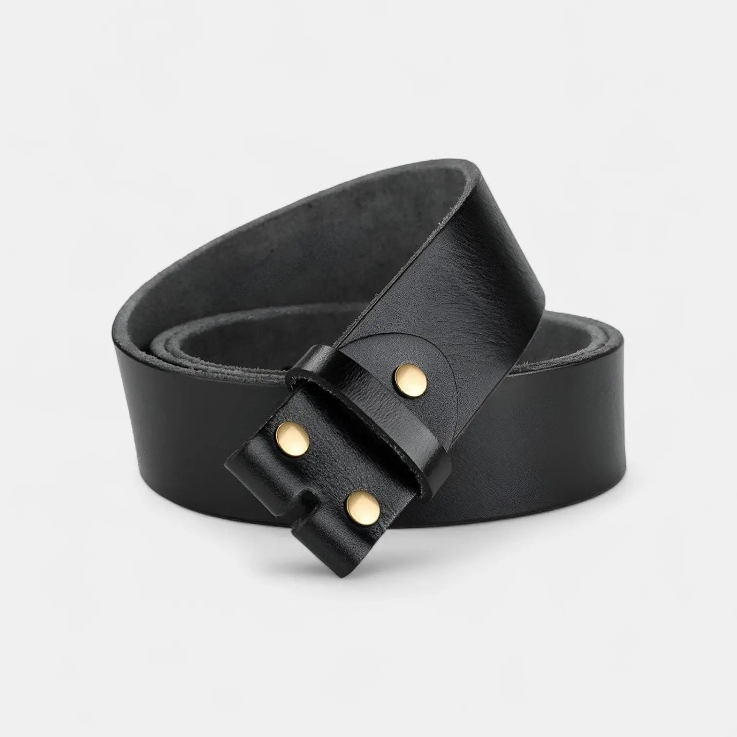 Men's Full Grain Leather Belt Without Buckle Interchangeable | Flarvex | Beltary