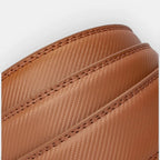 Men's Interchangeable Textured Leather Belt Without Buckle | Stravex | Beltary