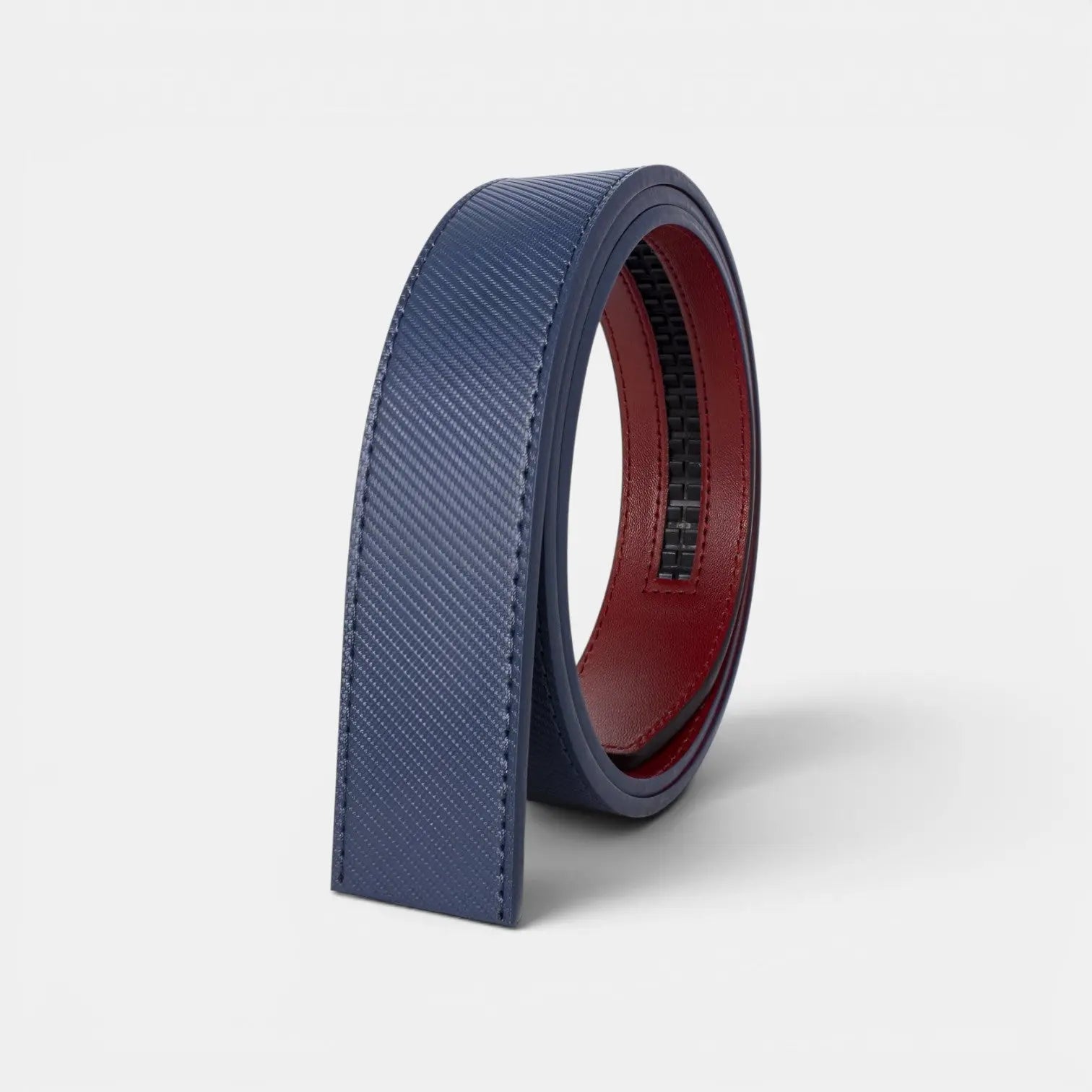 Men's Interchangeable Textured Leather Belt Without Buckle | Stravex | Beltary