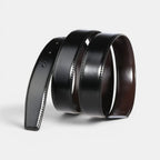 Men's Leather Belt Reversible Strap Interchangeable Buckle | Relvax | Beltary