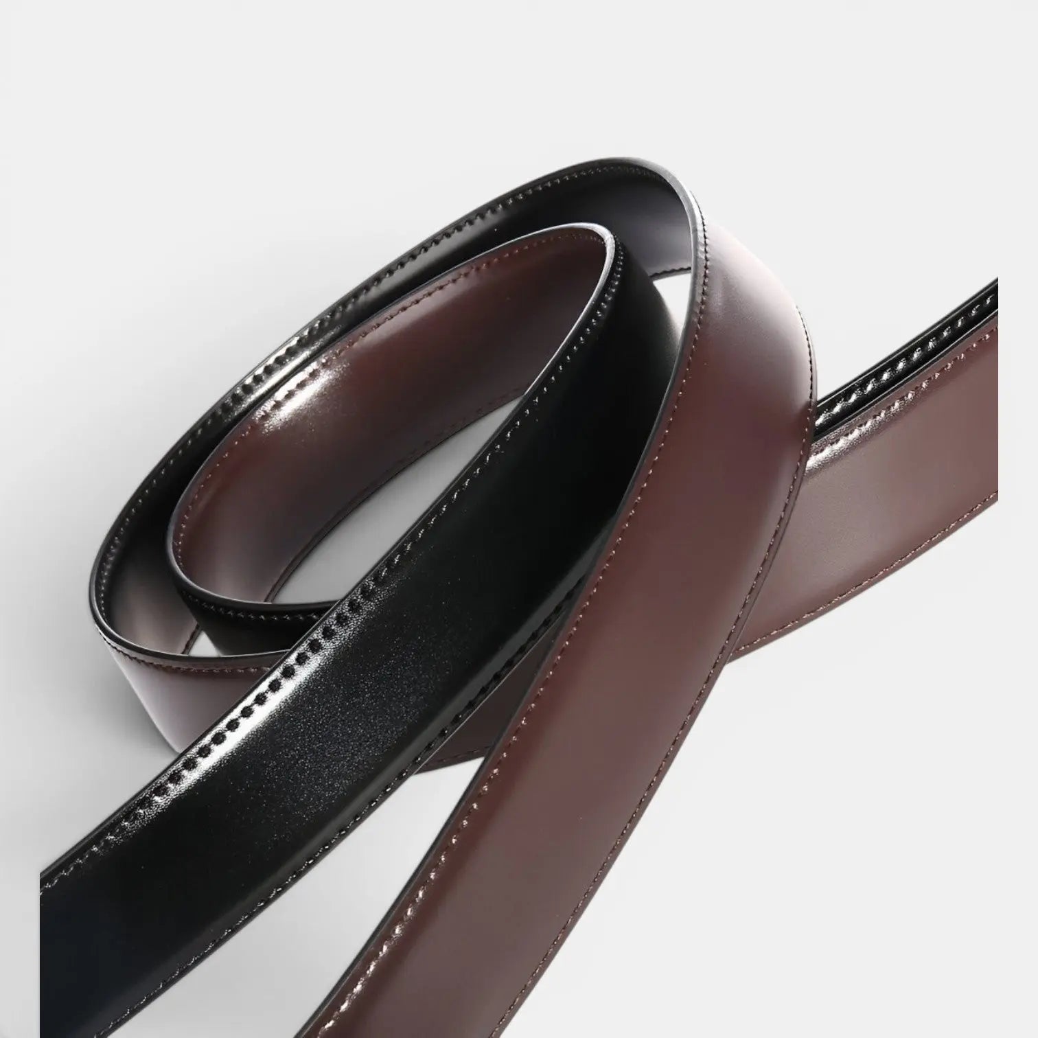 Men's Leather Belt Reversible Strap Interchangeable Buckle | Relvax | Beltary