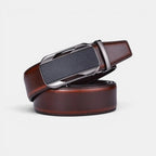 Men's Leather Belt Suit Automatic Buckle Two-Tone Material | Sancvex | Beltary