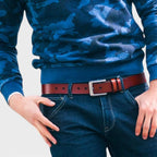 Men's Leather Belt with Pin Buckle | Ardox | Beltary