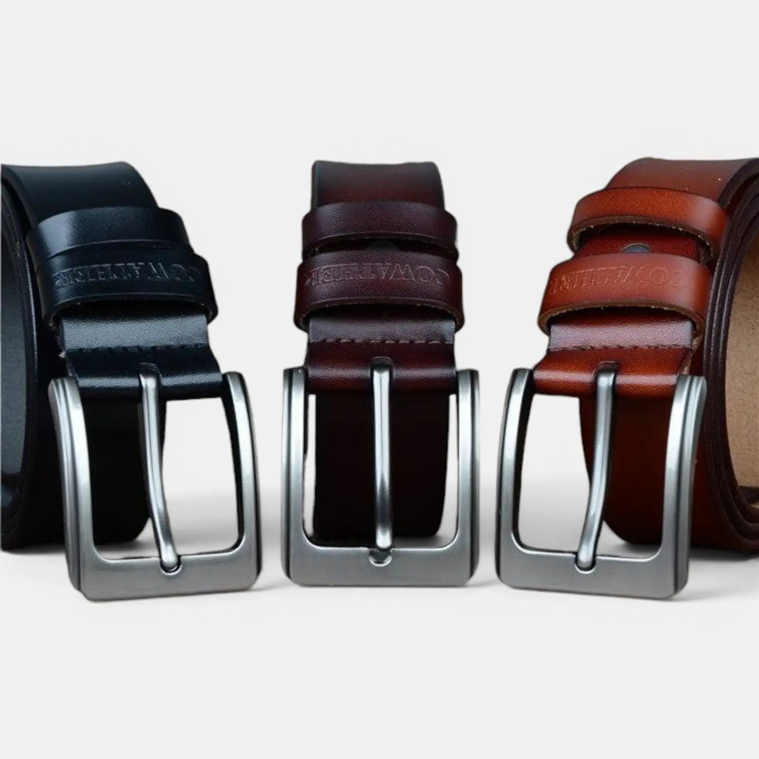 Men's Leather Belt with Pin Buckle | Ardox | Beltary