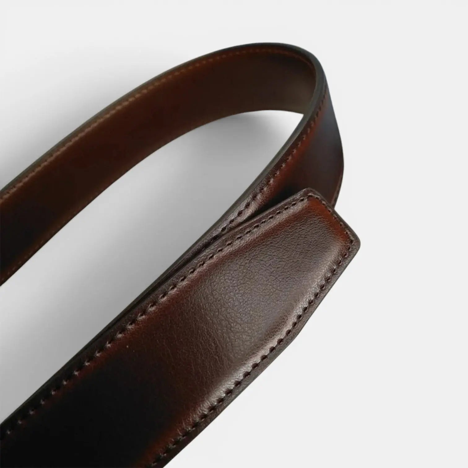 Men's Reversible 2-in-1 Leather Belt Pin Buckle | Relvon | Beltary