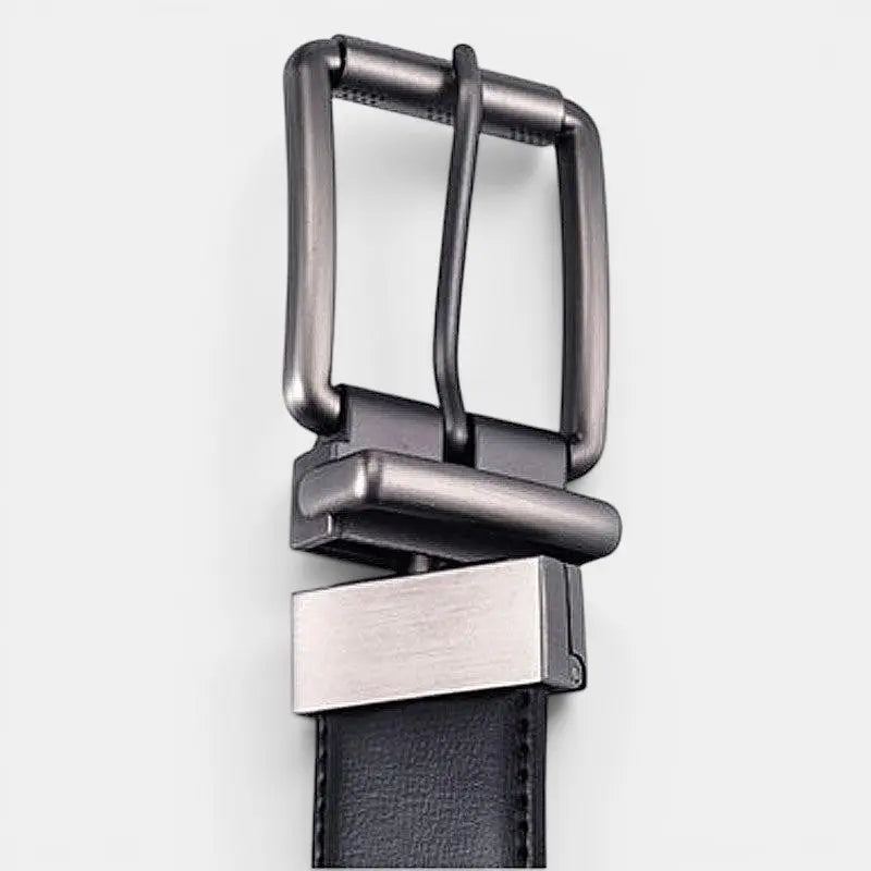 Men's Reversible 2 in 1 Leather Belt with Pin Buckle | Delvon | Beltary