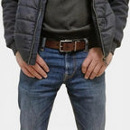 Men's Reversible 2 in 1 Leather Belt with Pin Buckle | Delvon | Beltary