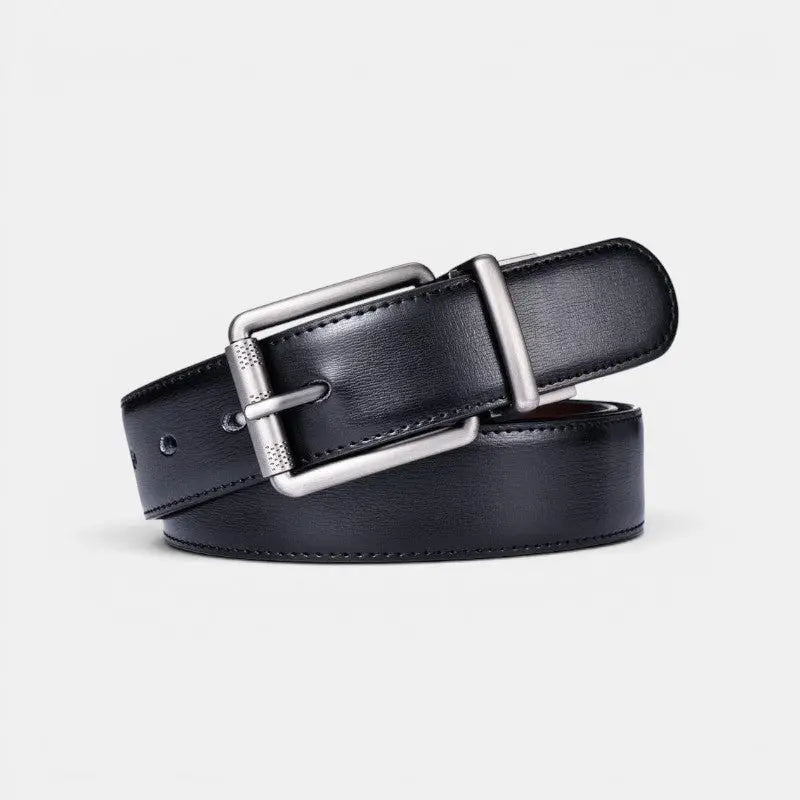 Men's Reversible 2 in 1 Leather Belt with Pin Buckle | Delvon | Beltary