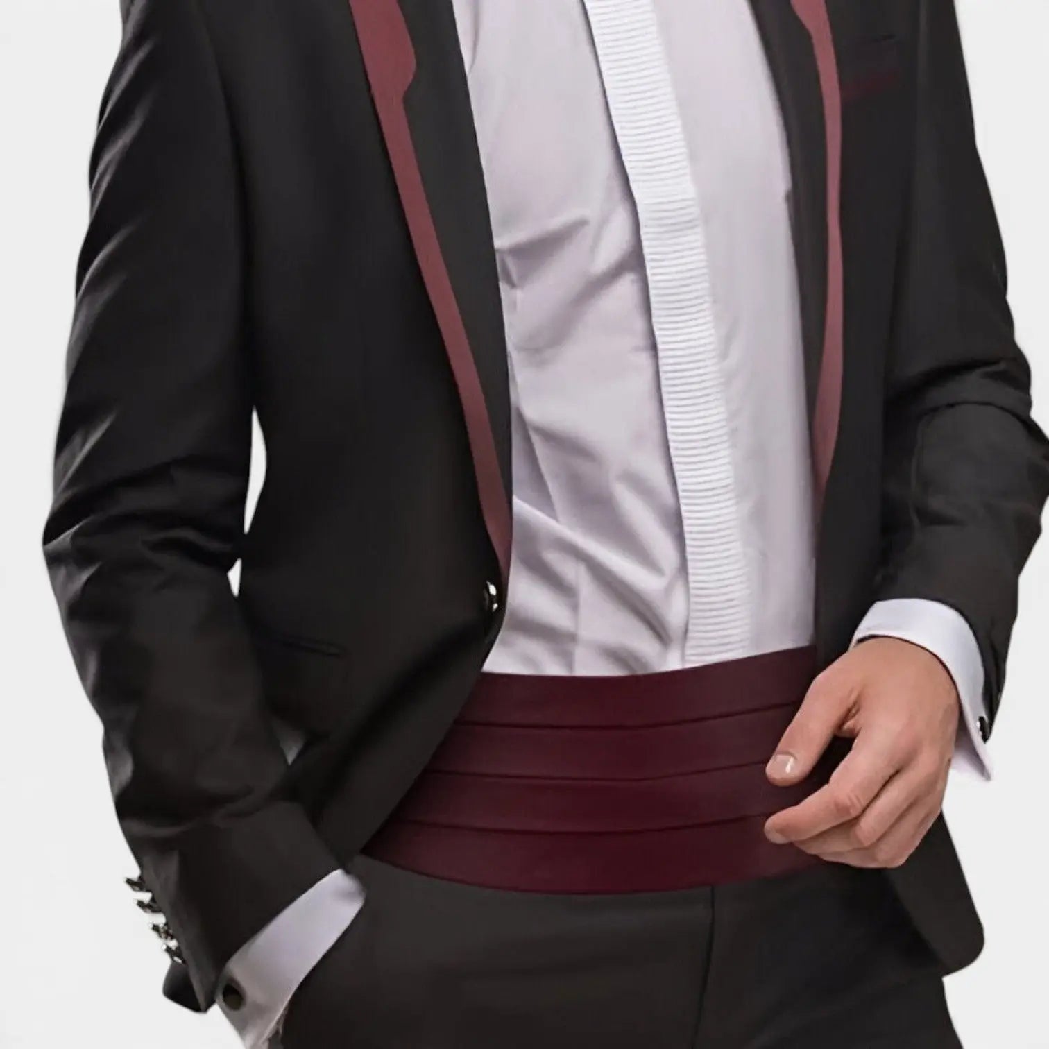 Men's Silk Cummerbund 14 cm Quick Fastening | Sorvex | Beltary