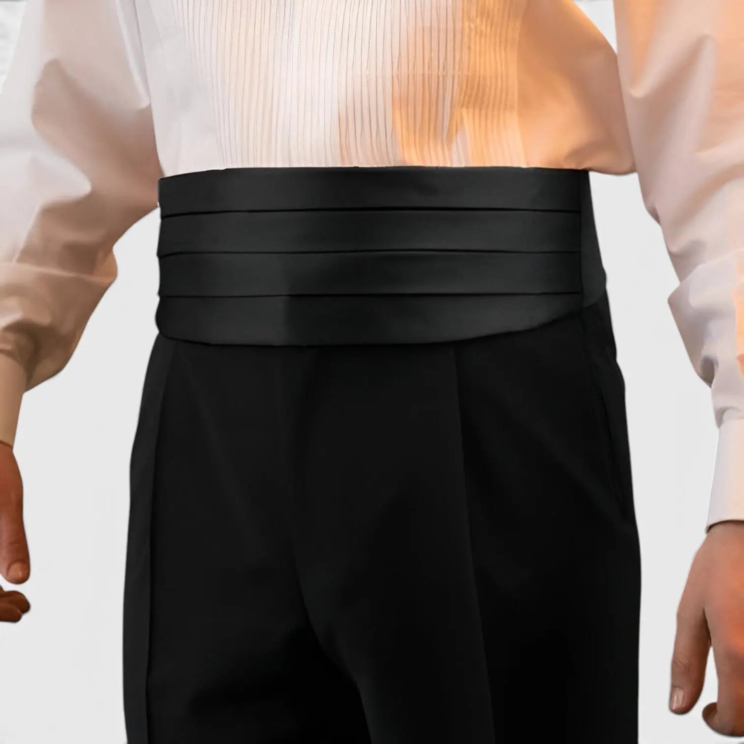 Men's Silk Cummerbund 14 cm Quick Fastening | Sorvex | Beltary