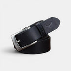 Men's Smooth Full Grain Leather Casual Belt with Pin Buckle | Lorven | Beltary