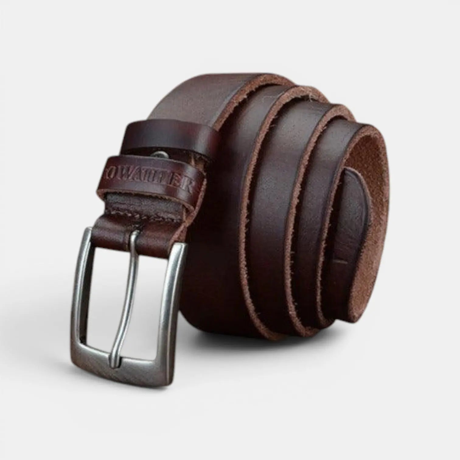 Men's Smooth Full Grain Leather Casual Belt with Pin Buckle | Lorven | Beltary