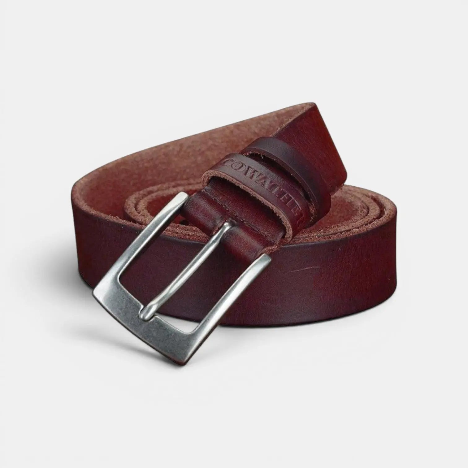Men's Smooth Full Grain Leather Casual Belt with Pin Buckle | Lorven | Beltary