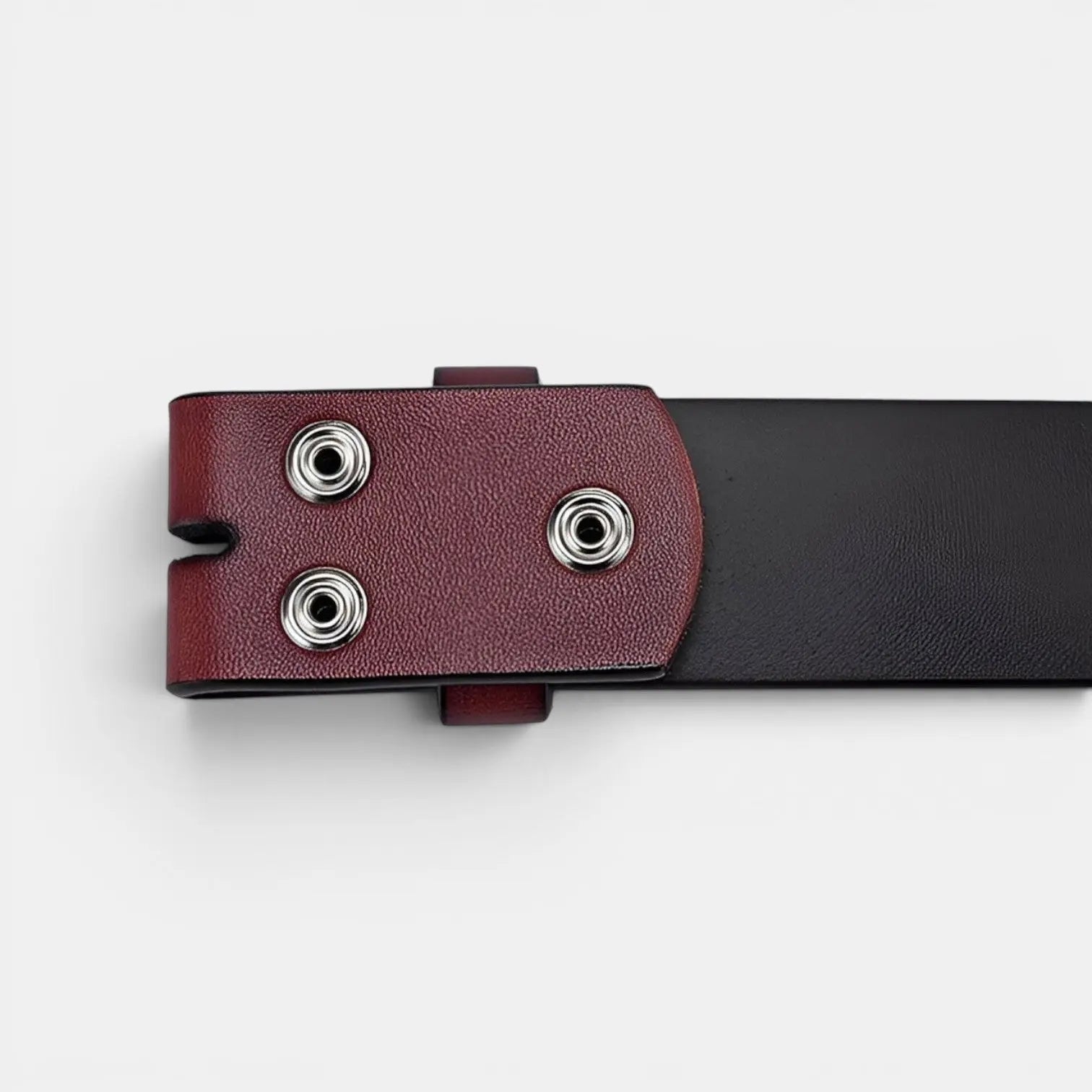 Men's Smooth Leather Belt Strap with Interchangeable Buckle | Corvex | Beltary