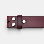 Men's Smooth Leather Belt Strap with Interchangeable Buckle | Corvex | Beltary