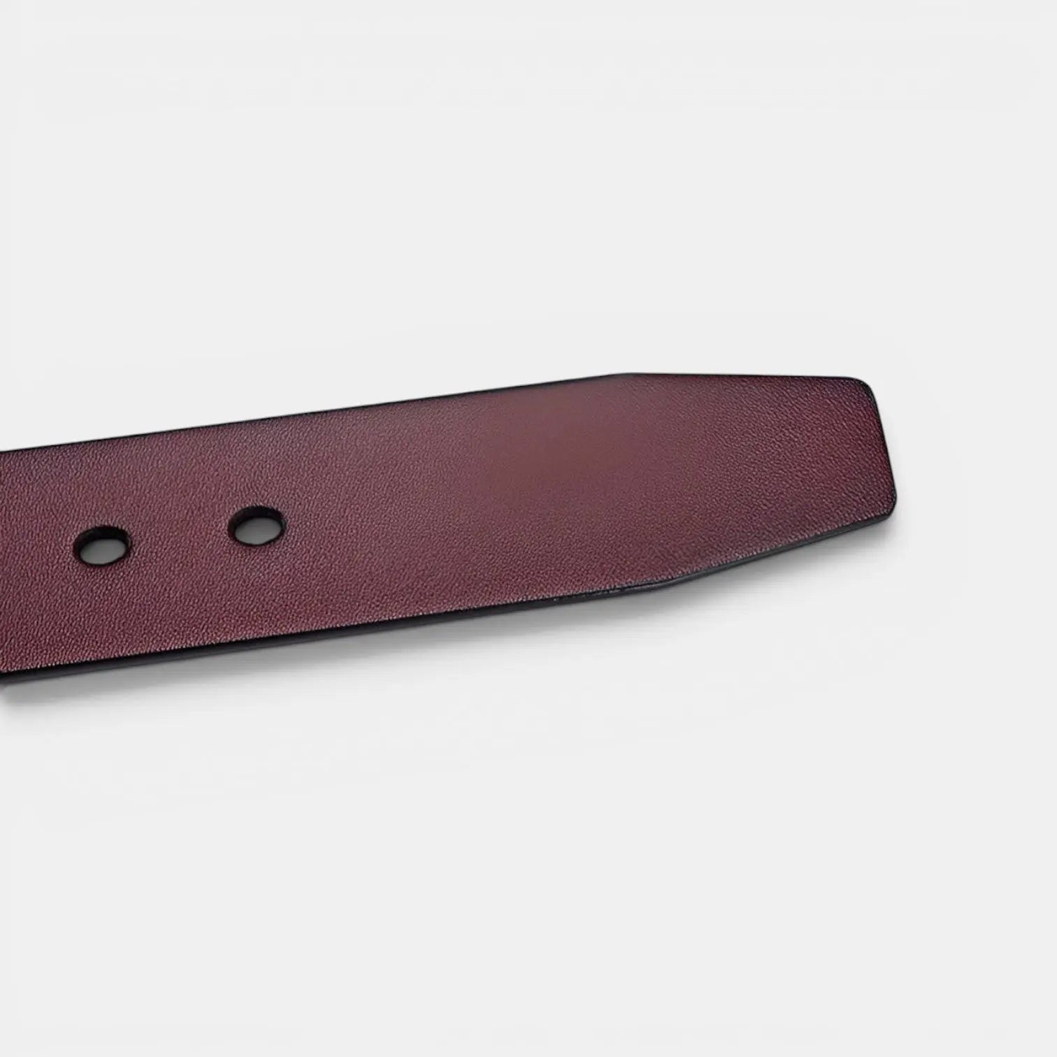 Men's Smooth Leather Belt Strap with Interchangeable Buckle | Corvex | Beltary