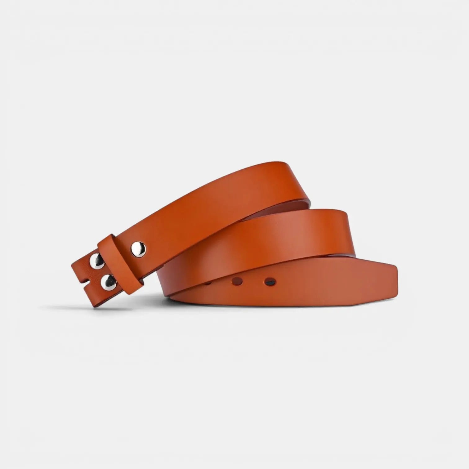 Men's Smooth Leather Belt Strap with Interchangeable Buckle | Corvex | Beltary