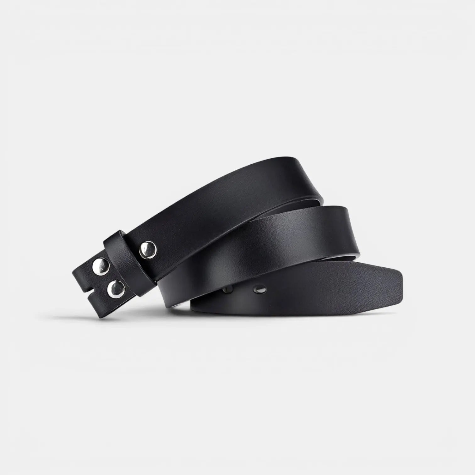 Men's Smooth Leather Belt Strap with Interchangeable Buckle | Corvex | Beltary
