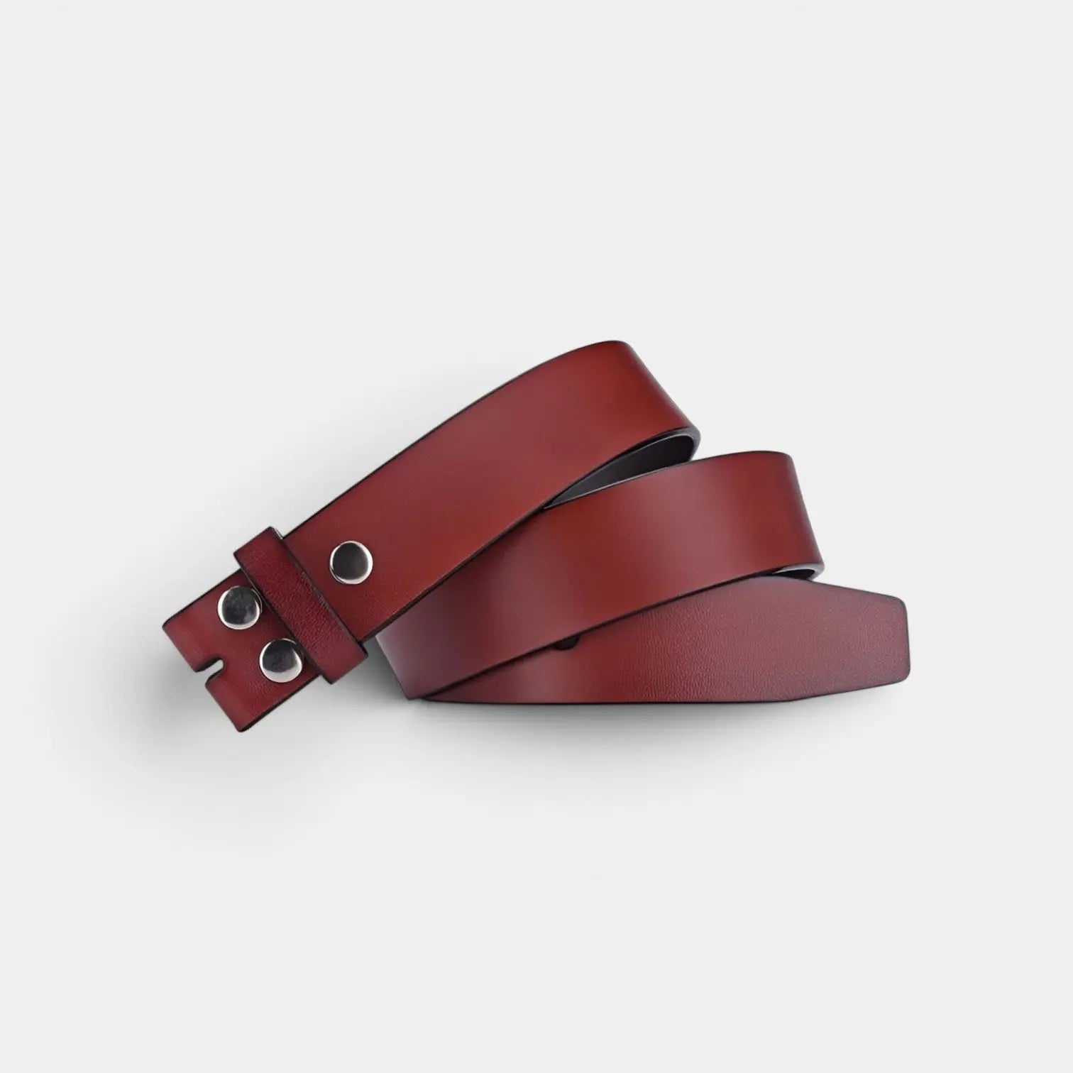 Men's Smooth Leather Belt Strap with Interchangeable Buckle | Corvex | Beltary